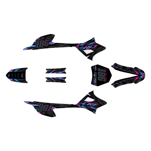 honda crf-e2 graphics kit 2022-2026 twitch series magenta