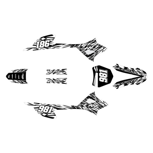 honda crf-e2 graphics kit 2022-2026 twitch series white