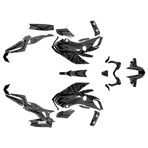 yamaha fz-07 graphics kit 2018-2020 cardiff series smoke