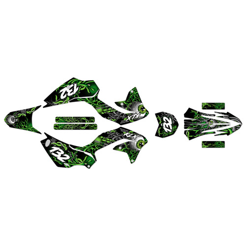 kawasaki klx230r graphics kit 2020-2024 core series green