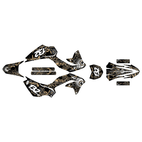 kawasaki klx230r graphics kit 2020-2024 core series tan