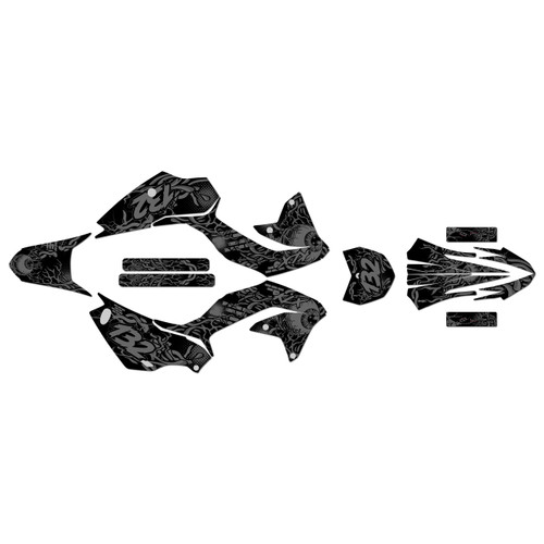kawasaki klx230r graphics kit 2020-2024 core series smoke