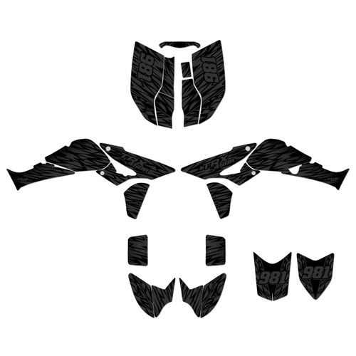 honda trx450r graphics kit 2004-2005 twitch series smoke