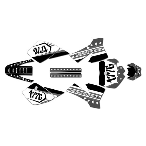 ktm 50sx graphics kit 2002-2008 usa series white