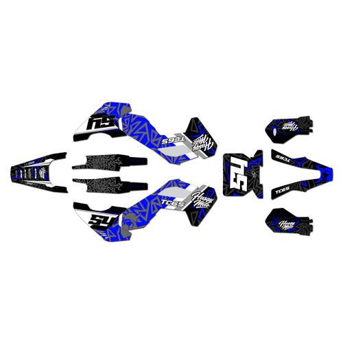 husqvarna tc65 graphics kit 2024-2026 orion series blue