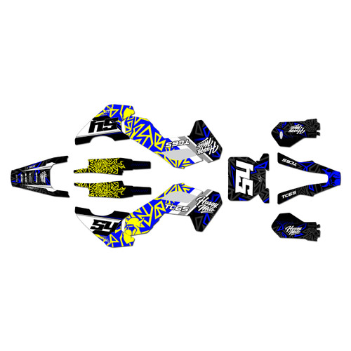 husqvarna tc65 graphics kit 2024-2026 orion series yellow