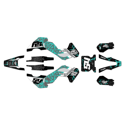 husqvarna tc65 graphics kit 2024-2026 orion series teal