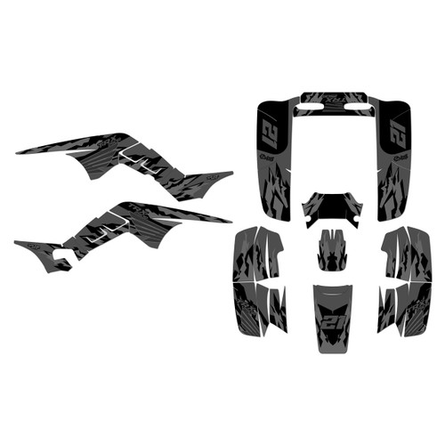 honda trx250r graphics kit all years throwback series smoke