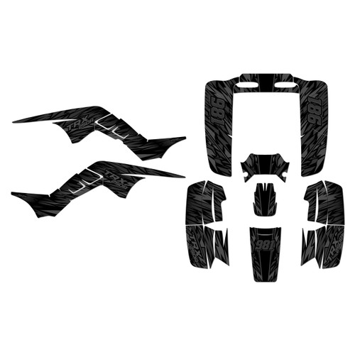 honda trx250r graphics kit all years twitch series smoke