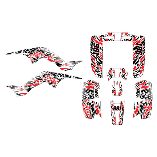 honda trx250r graphics kit all years twitch series red-shift