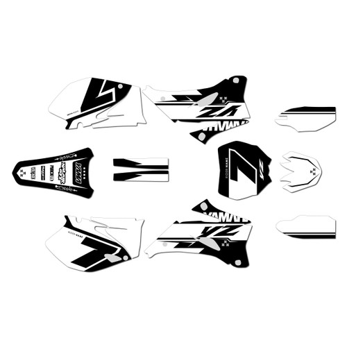 yamaha yz450f graphics kit 2006-2007 legend series white