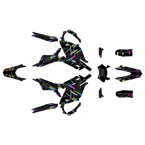 surron ultra-r graphics kit all years twitch series rainbow