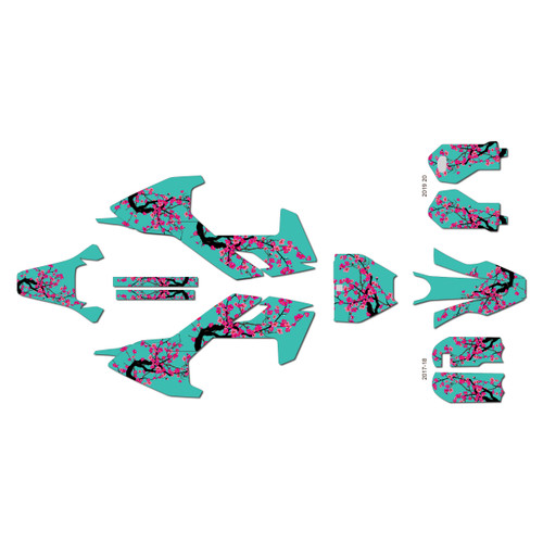 husqvarna tc50 graphics kit 2019-2023 stim series teal