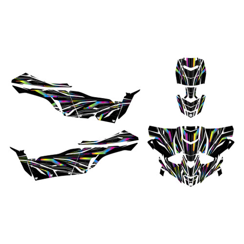 yamaha yxz1000r graphics kit 2019-2025 prime series rainbow