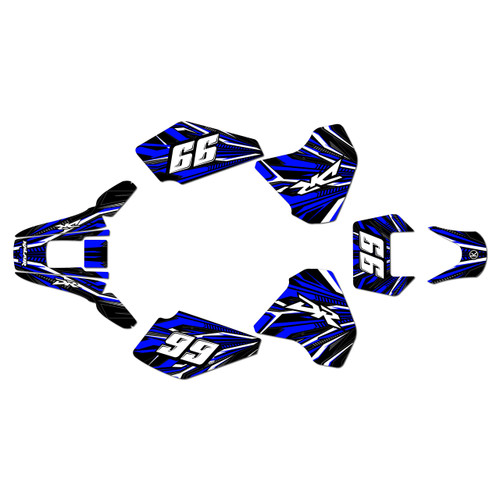 suzuki dr350 graphics kit 1990-2000 prime series blue