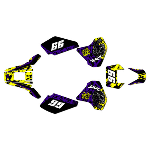 suzuki dr350 graphics kit 1990-2000 revolt series purple