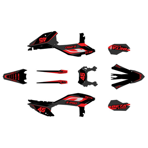 beta rrx-pro graphics kit 2025-2027 factory series red-shift