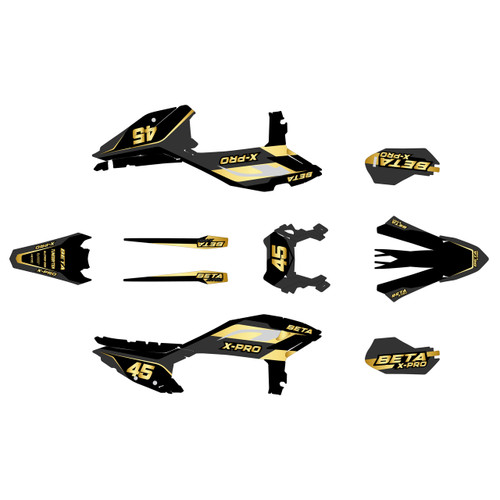 beta rrx-pro graphics kit 2025-2027 factory series gold