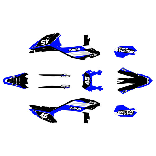 beta rrx-pro graphics kit 2025-2027 factory series blue