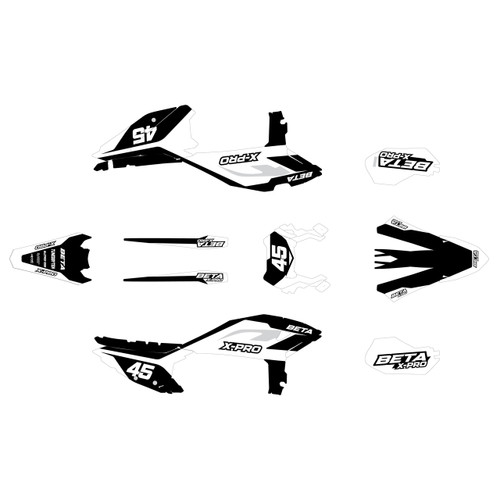 beta rrx-pro graphics kit 2025-2027 factory series white