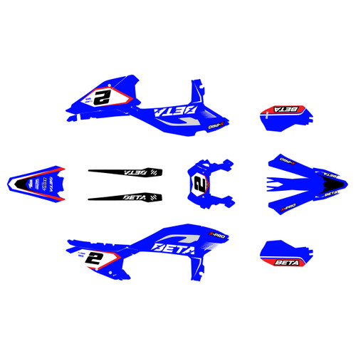 beta rrx-pro graphics kit 2025-2027 flight series blue