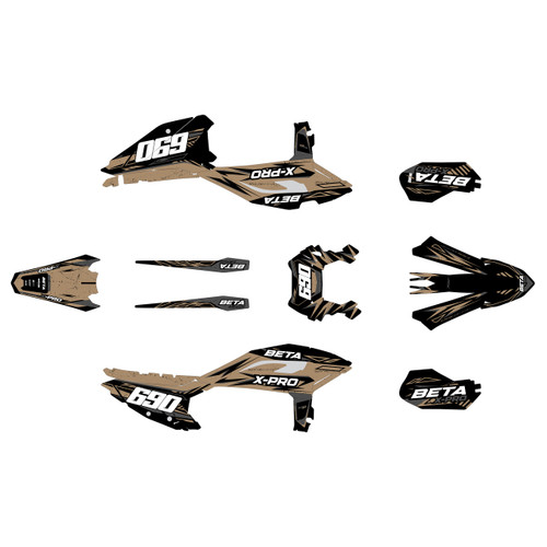 beta rrx-pro graphics kit 2025-2027 guard series tan
