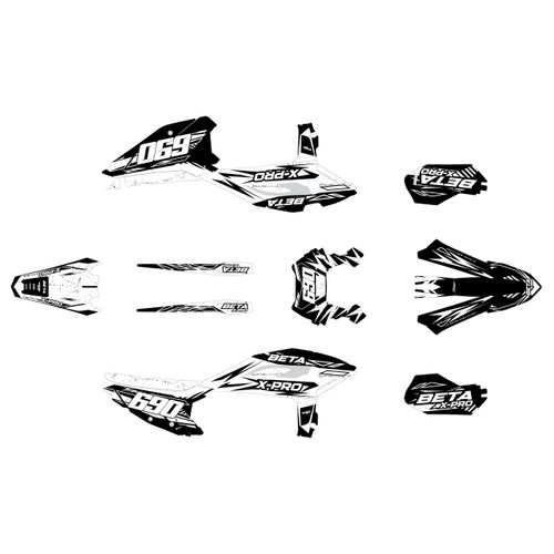 beta rrx-pro graphics kit 2025-2027 guard series white
