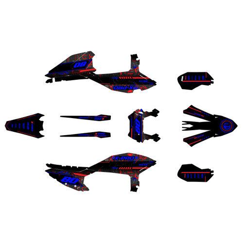 beta rrx-pro graphics kit 2025-2027 rift series blue