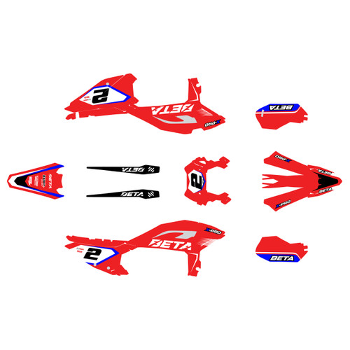 beta rr-s graphics kit 2025-2026 flight series red