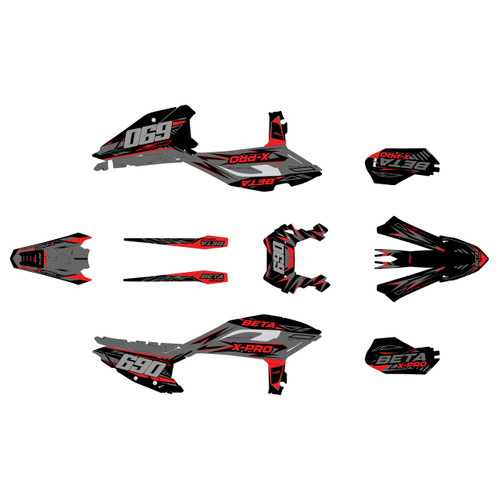 beta rr-s graphics kit 2025-2026 guard series red