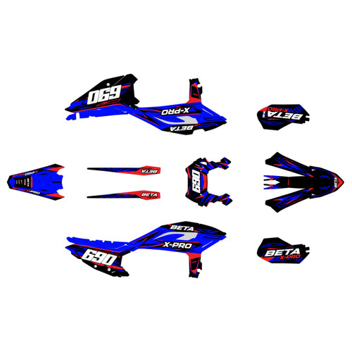 beta rr-s graphics kit 2025-2026 guard series blue
