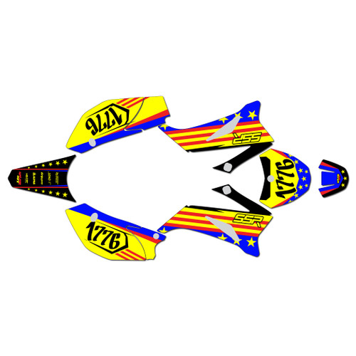 ssr sr140tr graphics kit 2021+ usa series yellow