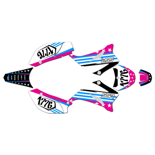 ssr sr140tr graphics kit 2021+ usa series magenta
