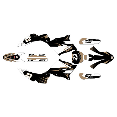 yamaha wr125r graphics kit 2026-2027 evader series tan