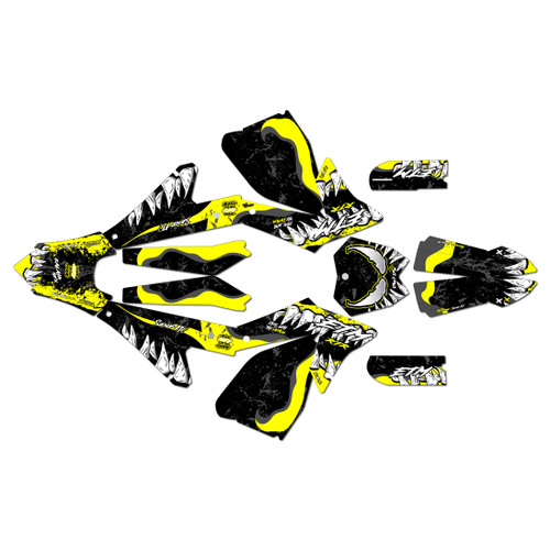 electro co etm rtr graphics kit all years carnage series yellow