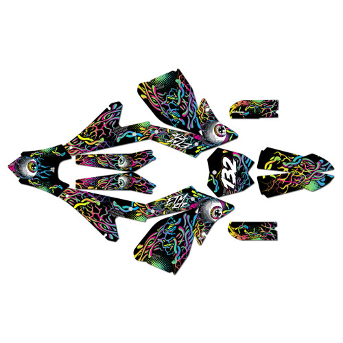 electro co etm rtr graphics kit all years core series rainbow