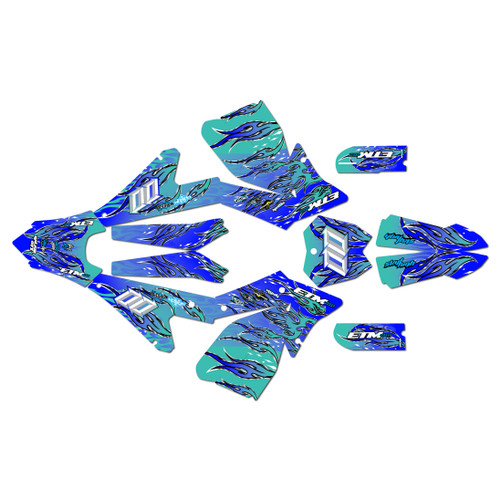 electro co etm rtr graphics kit all years drift series blue