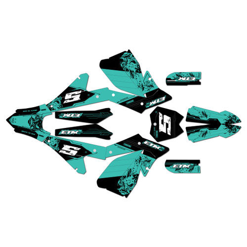 electro co etm rtr graphics kit all years night series teal