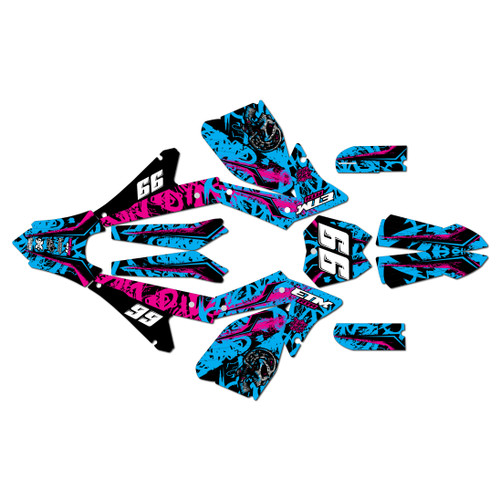 electro co etm rtr graphics kit all years revolt series magenta
