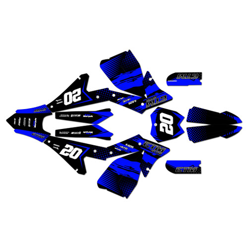 electro co etm rtr graphics kit all years spear series blue