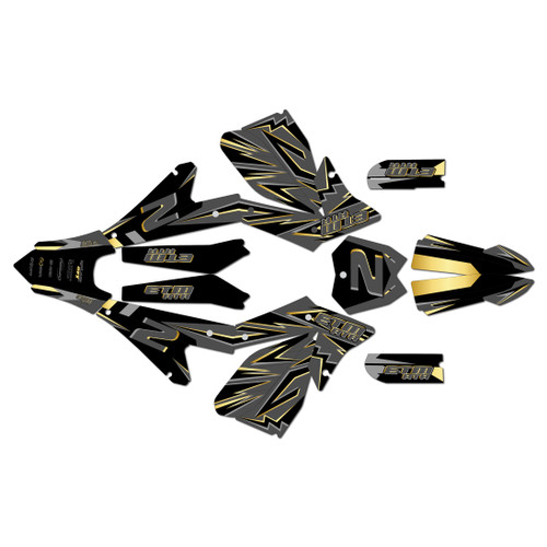electro co etm rtr graphics kit all years vizion series gold