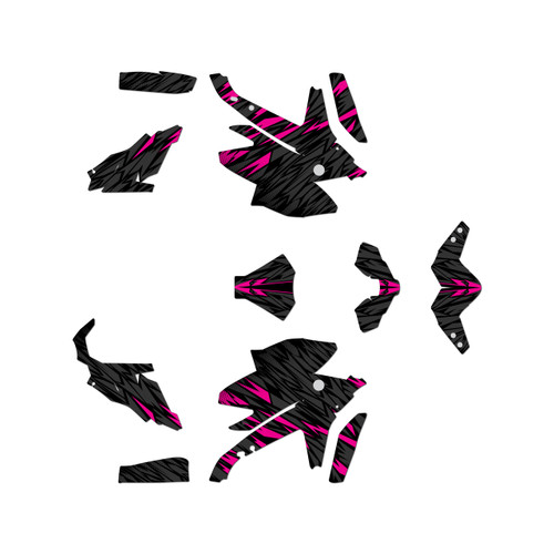 yamaha mt09 graphics kit 2024-2026 twitch series magenta