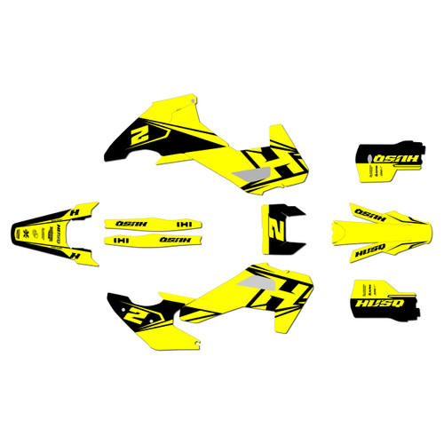 husqvarna fe350 graphics kit 2026-2027 ace series yellow-shift