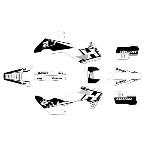 husqvarna fe350 graphics kit 2026-2027 ace series white