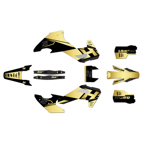 husqvarna fe350 graphics kit 2026-2027 ace series gold