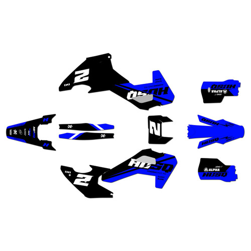 husqvarna fe350 graphics kit 2026-2027 base series blue