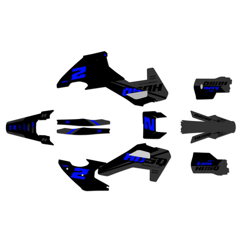 husqvarna fe350 graphics kit 2026-2027 base series blue-shift