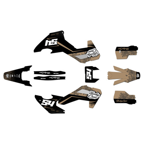 husqvarna fe350 graphics kit 2026-2027 fatality series tan