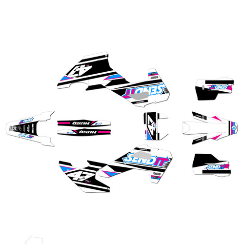 husqvarna fe350 graphics kit 2026-2027 fresh series magenta