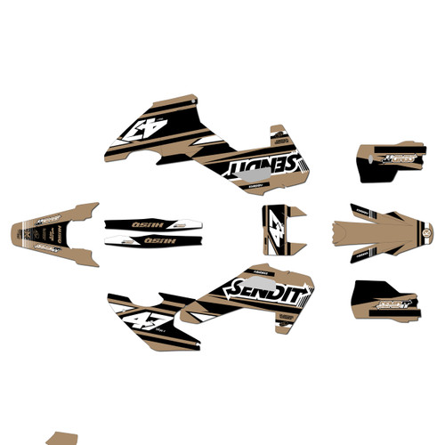husqvarna fe350 graphics kit 2026-2027 fresh series tan